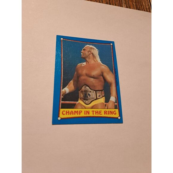 1987 Topps WWF Hulk Hogan #37 Champ in the Ring Wrestling Card Titan #### - Picture 1 of 2